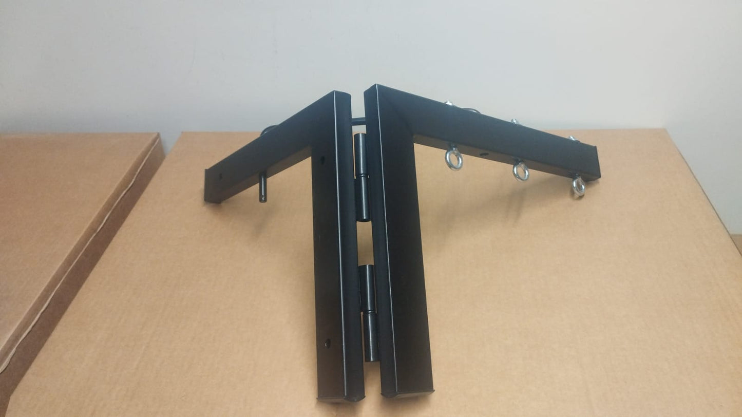 TENDEDERO PLEGABLE EXTENSIBLE NEGRO DE PARED MAXI 3 CUERDAS