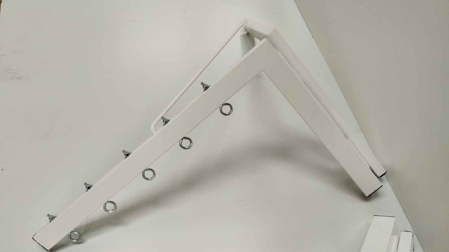 TENDEDERO PLEGABLE EXTENSIBLE DE PARED 5 CUERDAS
