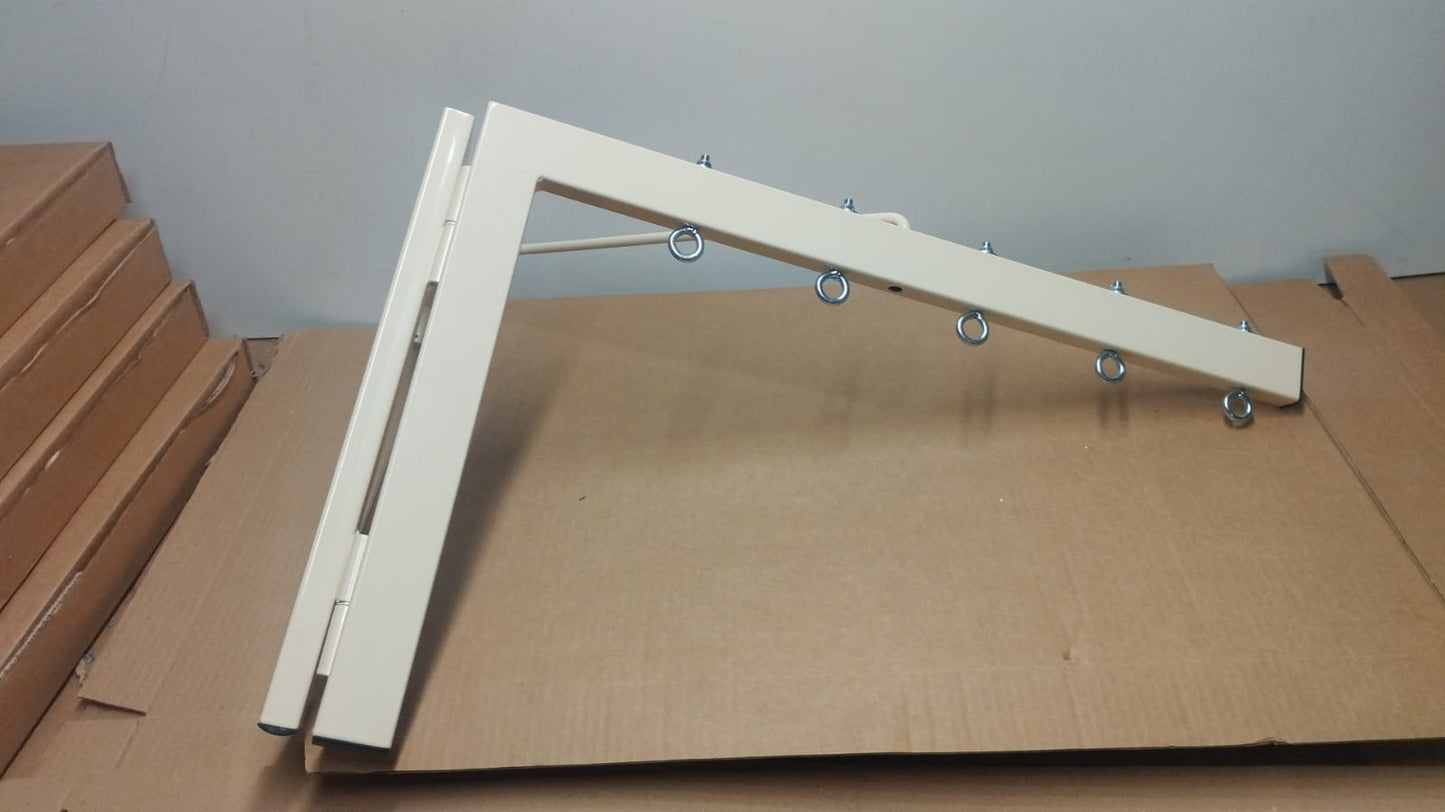 TENDEDERO PLEGABLE EXTENSIBLE DE PARED 5 CUERDAS