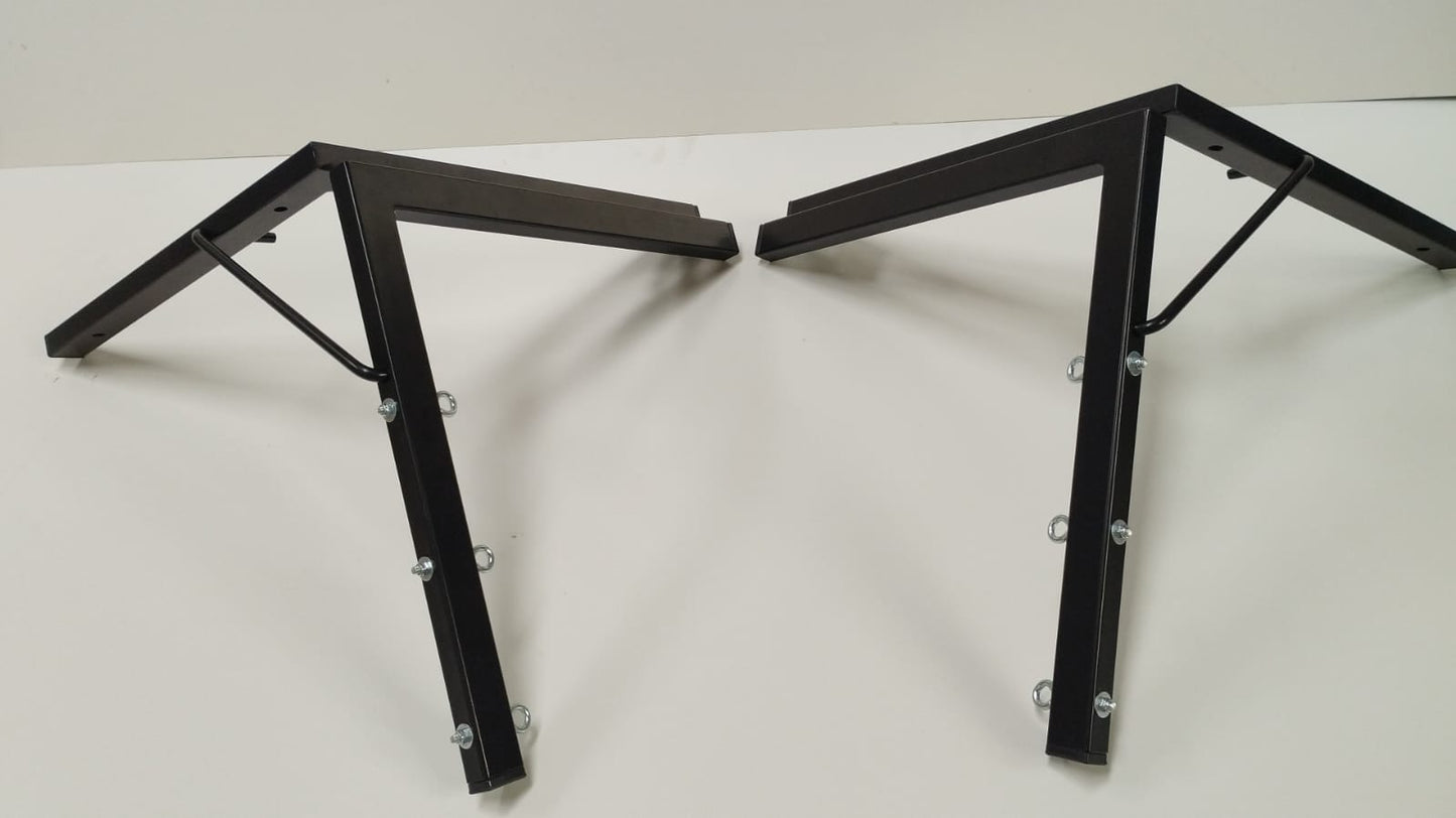 TENDEDERO PLEGABLE EXTENSIBLE NEGRO DE PARED 3 CUERDAS