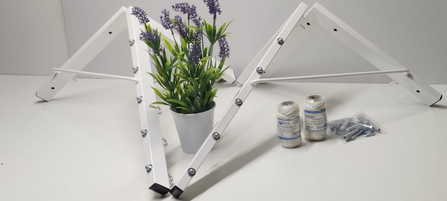 TENDEDERO PLEGABLE DE PARED  5 CUERDAS