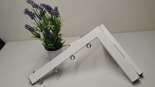 TENDEDERO PLEGABLE DE PARED BLANCO 4 CUERDAS