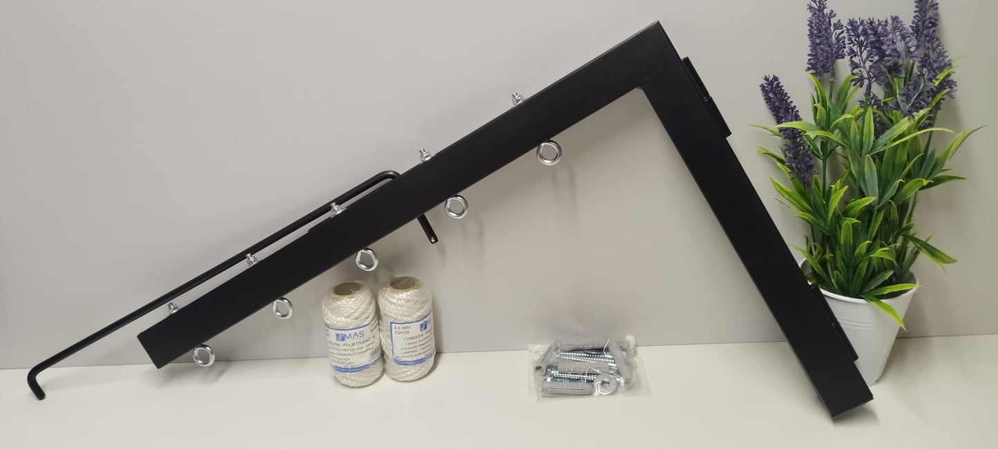 TENDEDERO PLEGABLE DE PARED  5 CUERDAS