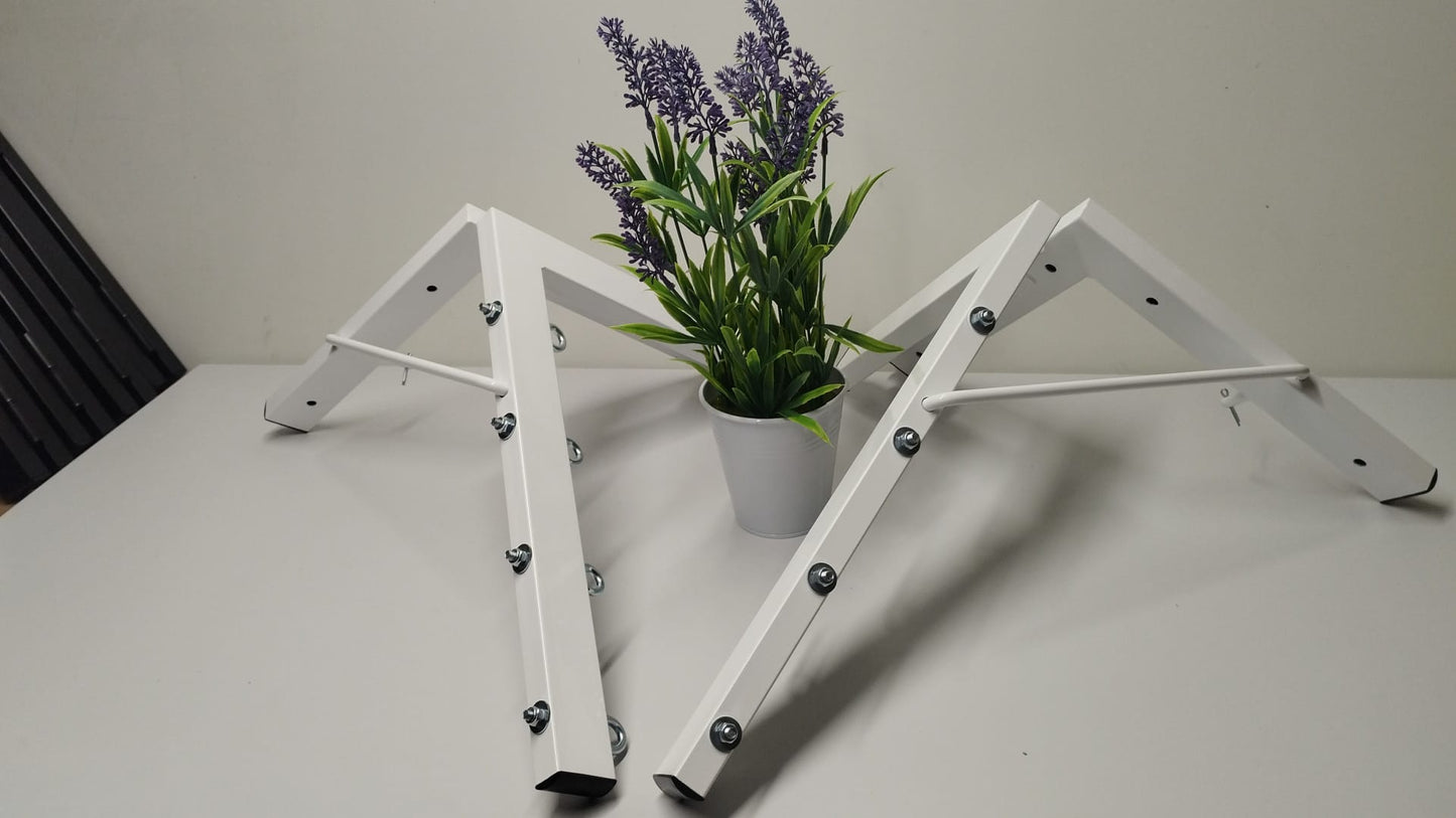 TENDEDERO PLEGABLE DE PARED BLANCO 4 CUERDAS