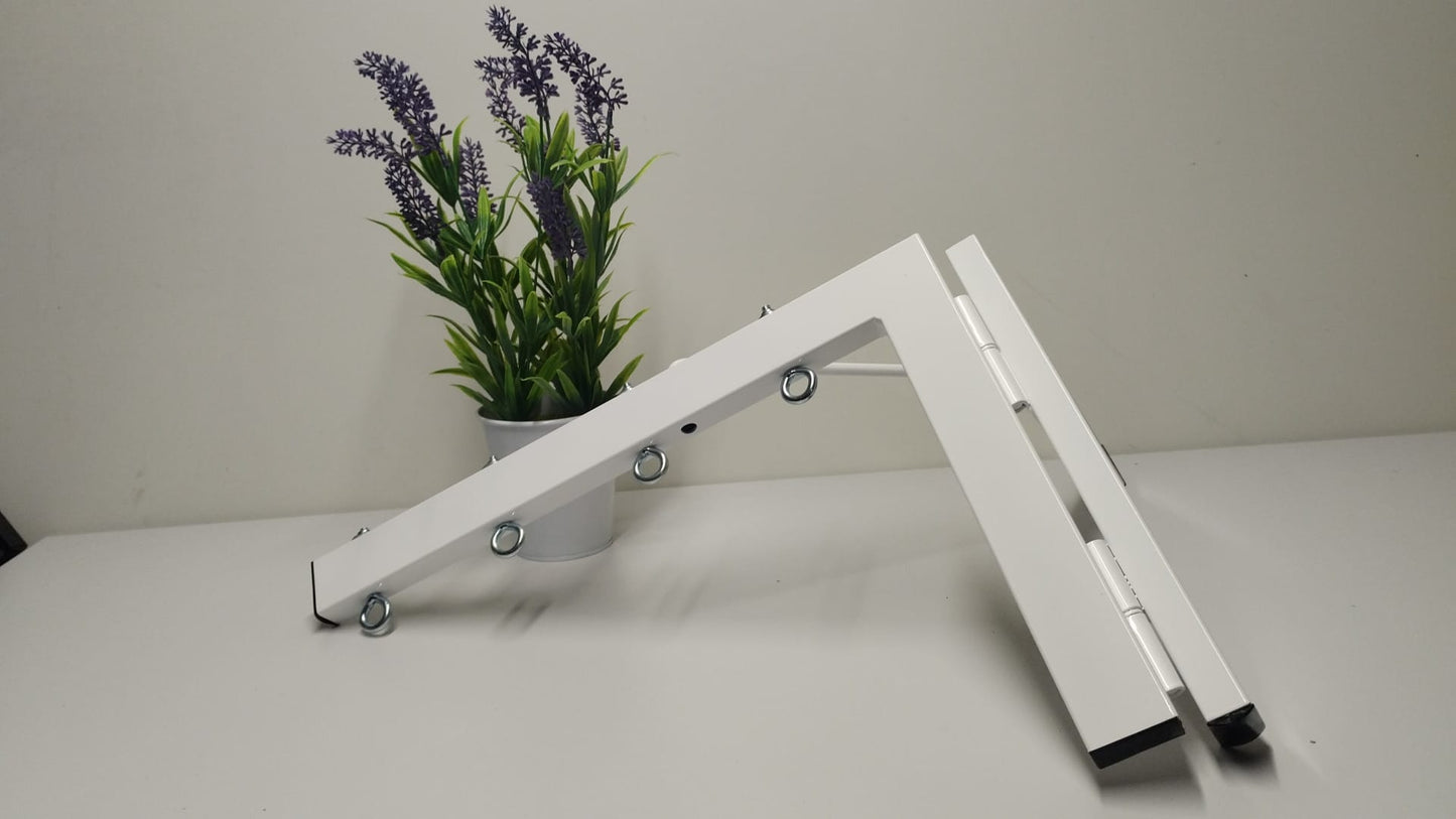 TENDEDERO PLEGABLE DE PARED BLANCO 4 CUERDAS