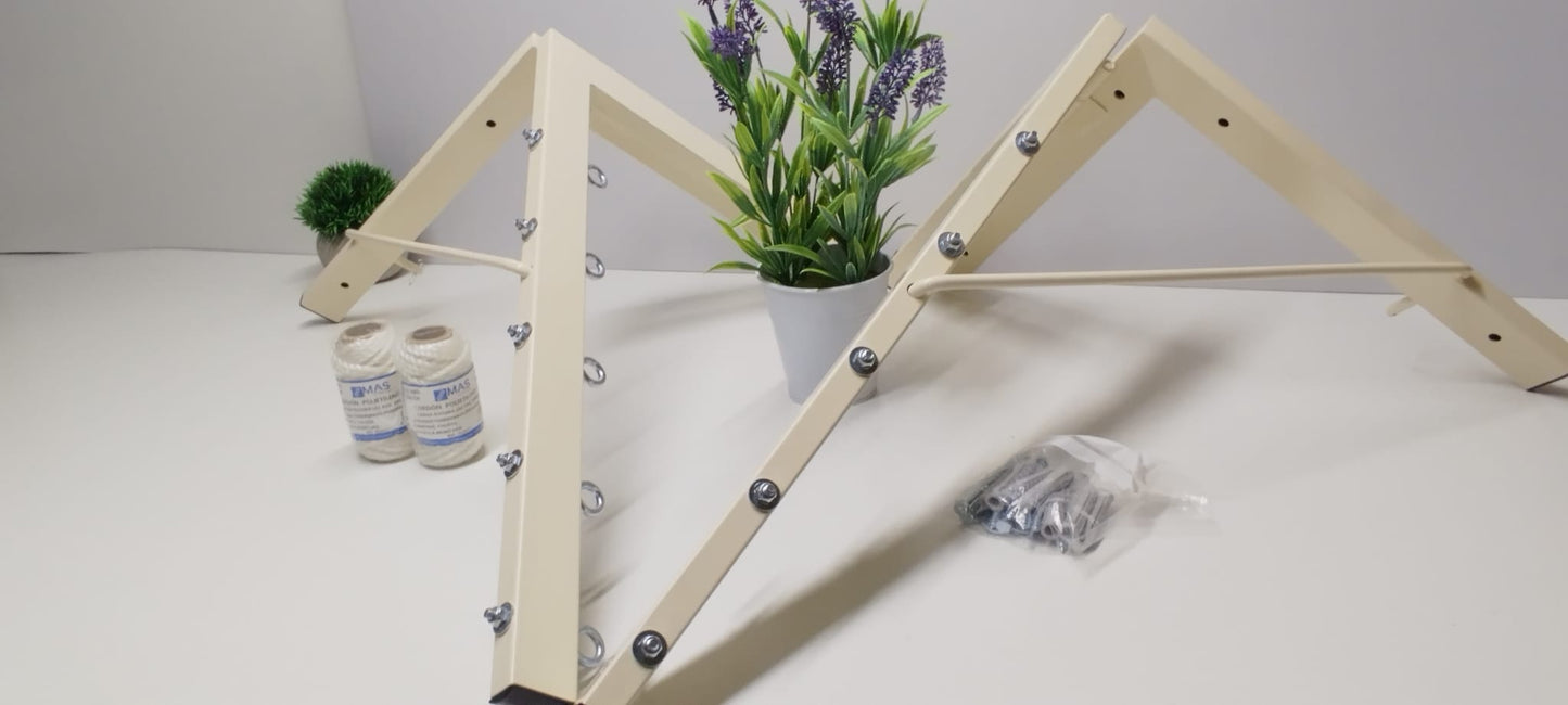 TENDEDERO PLEGABLE DE PARED  5 CUERDAS