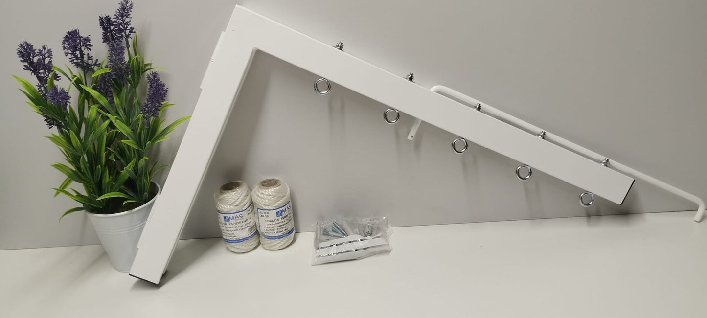 TENDEDERO PLEGABLE DE PARED  5 CUERDAS