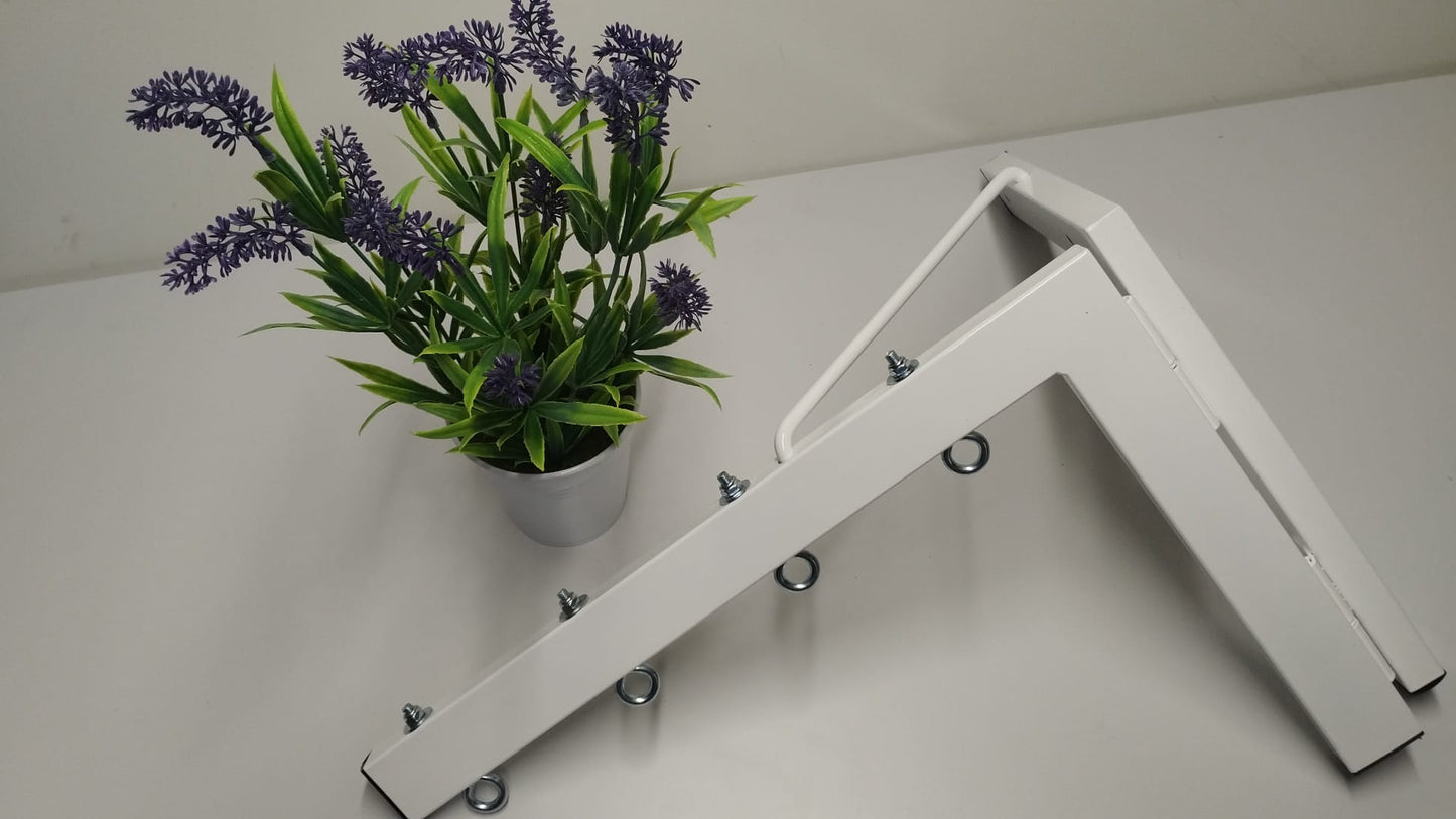 TENDEDERO PLEGABLE DE PARED BLANCO 4 CUERDAS