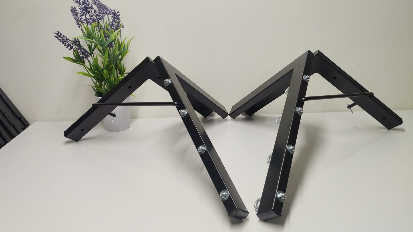 TENDEDERO PLEGABLE DE PARED NEGRO 4 CUERDAS