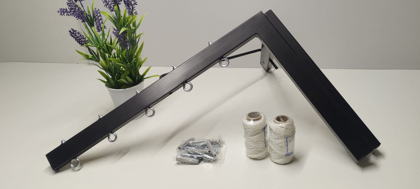 TENDEDERO PLEGABLE DE PARED  5 CUERDAS