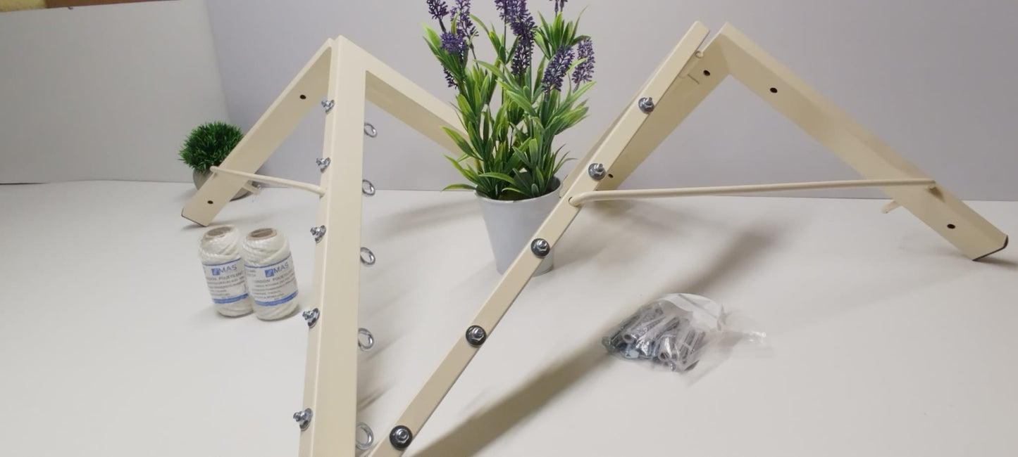 TENDEDERO PLEGABLE DE PARED  5 CUERDAS