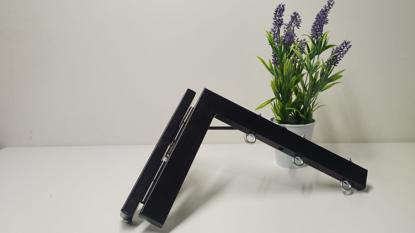 TENDEDERO PLEGABLE DE PARED MAXI NEGRO 3 CUERDAS