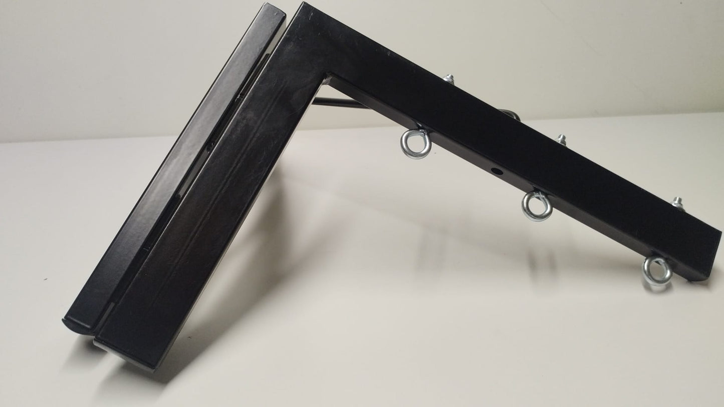 TENDEDERO PLEGABLE DE PARED MAXI NEGRO 3 CUERDAS