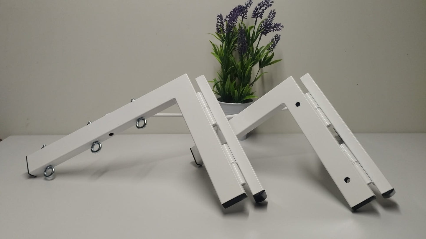 TENDEDERO PLEGABLE DE PARED BLANCO  3 CUERDAS