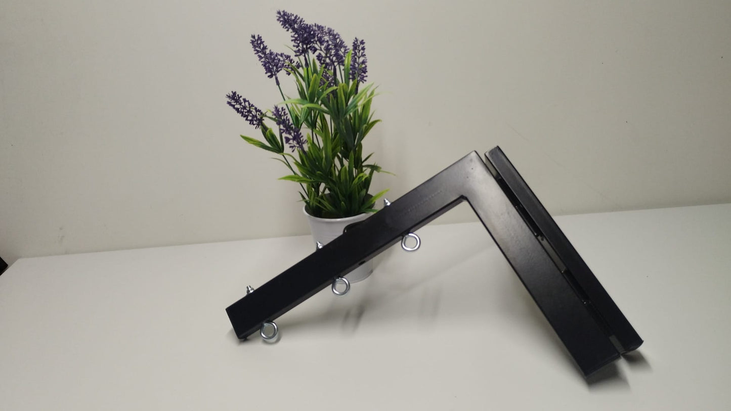 TENDEDERO PLEGABLE DE PARED MAXI NEGRO 3 CUERDAS