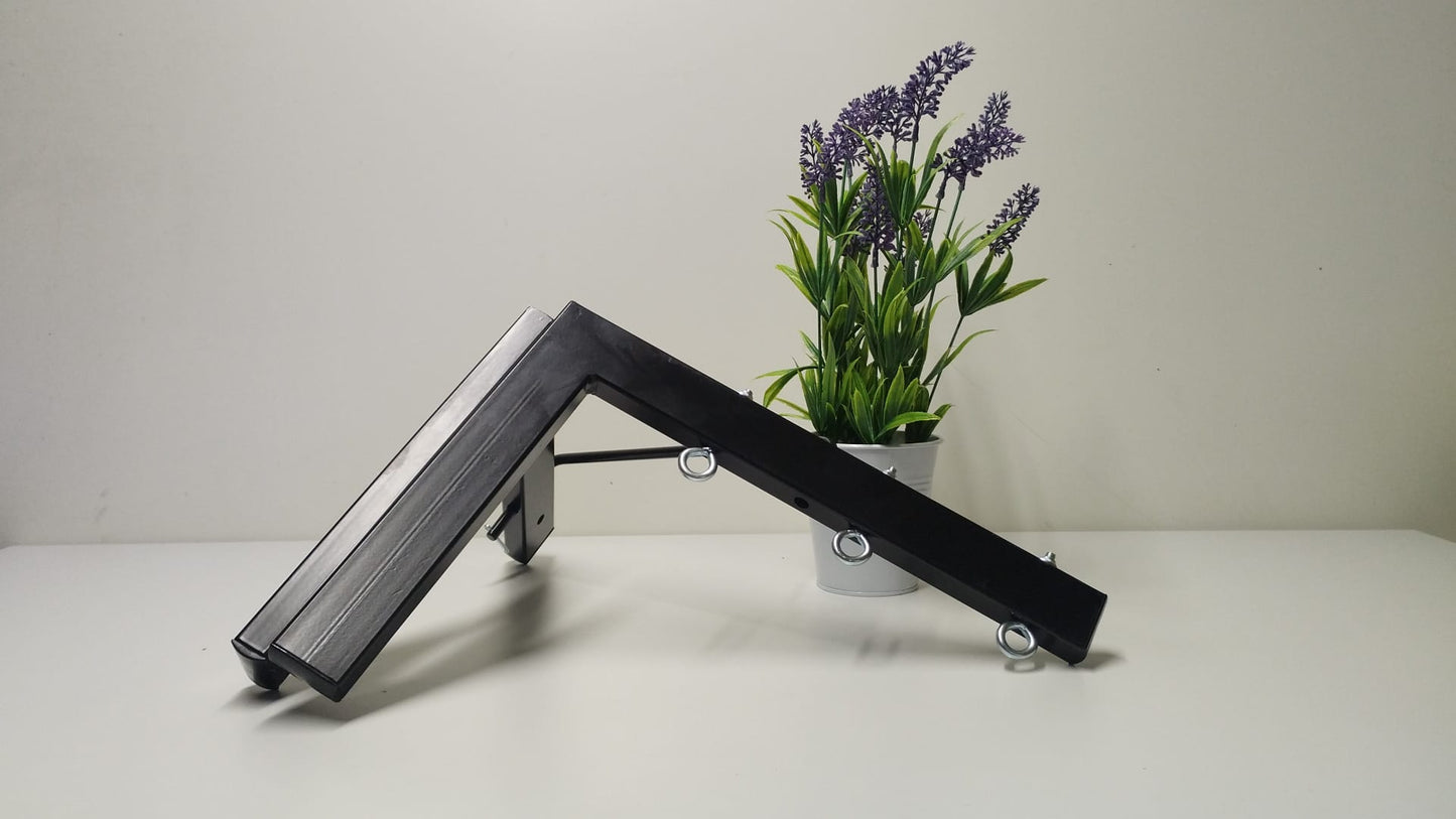 TENDEDERO PLEGABLE DE PARED MAXI NEGRO 3 CUERDAS