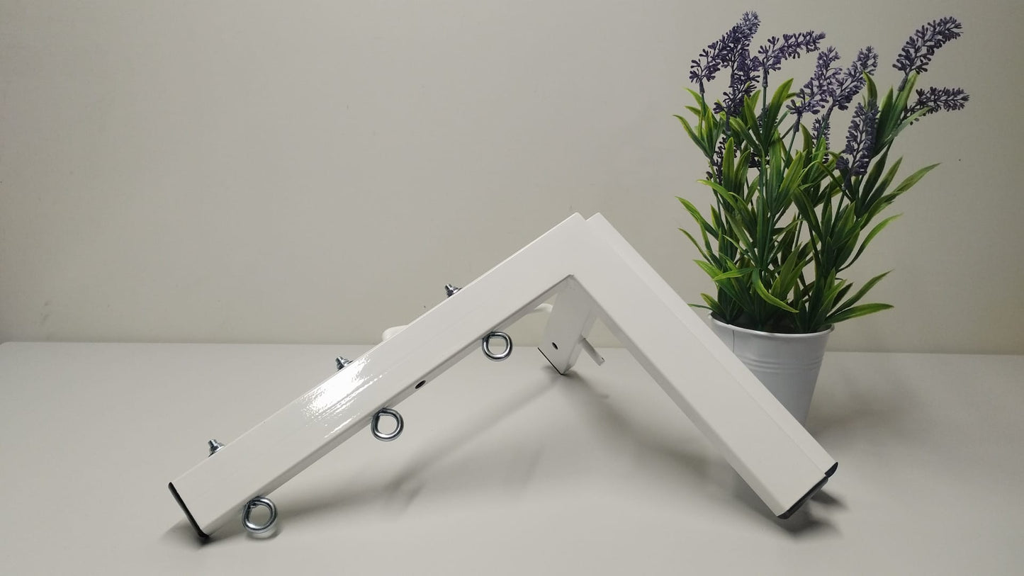 TENDEDERO PLEGABLE DE PARED BLANCO  3 CUERDAS