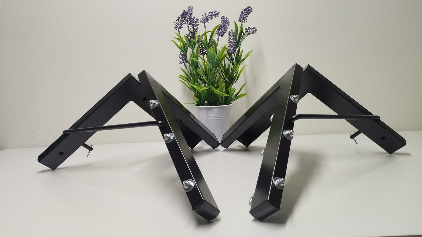 TENDEDERO PLEGABLE DE PARED MAXI NEGRO 3 CUERDAS